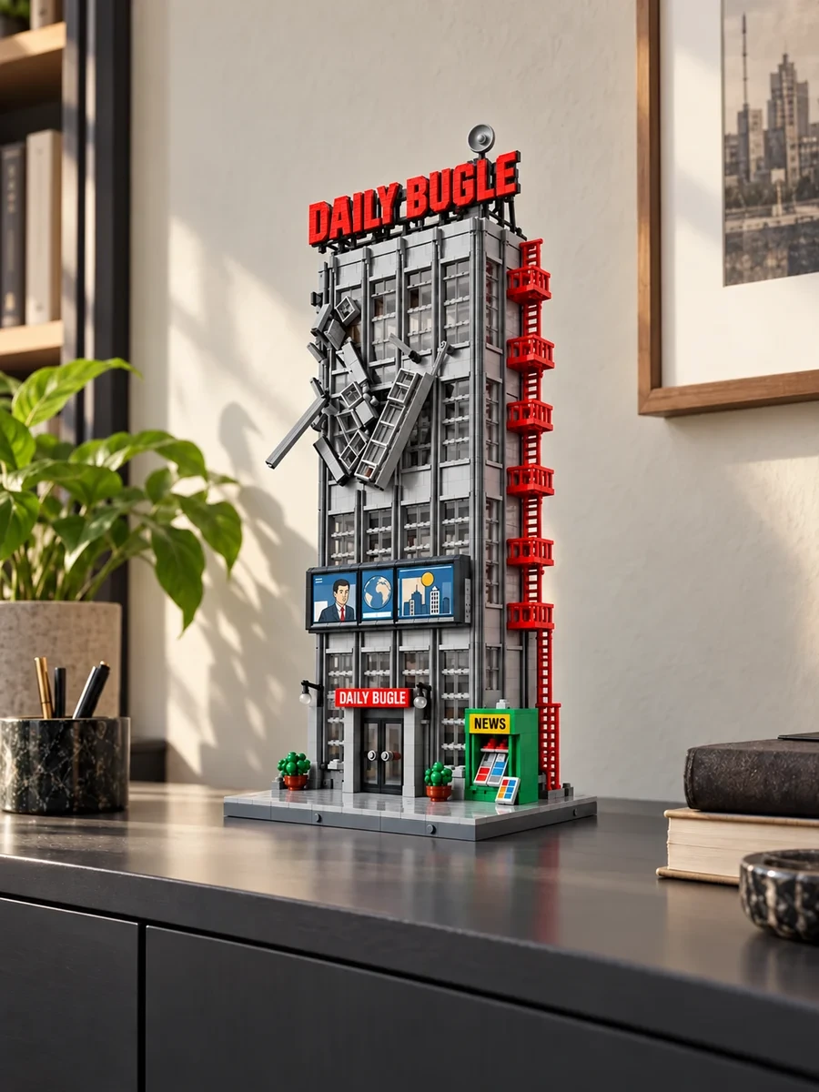 Башня Daily Bugle — иллюстрация модели