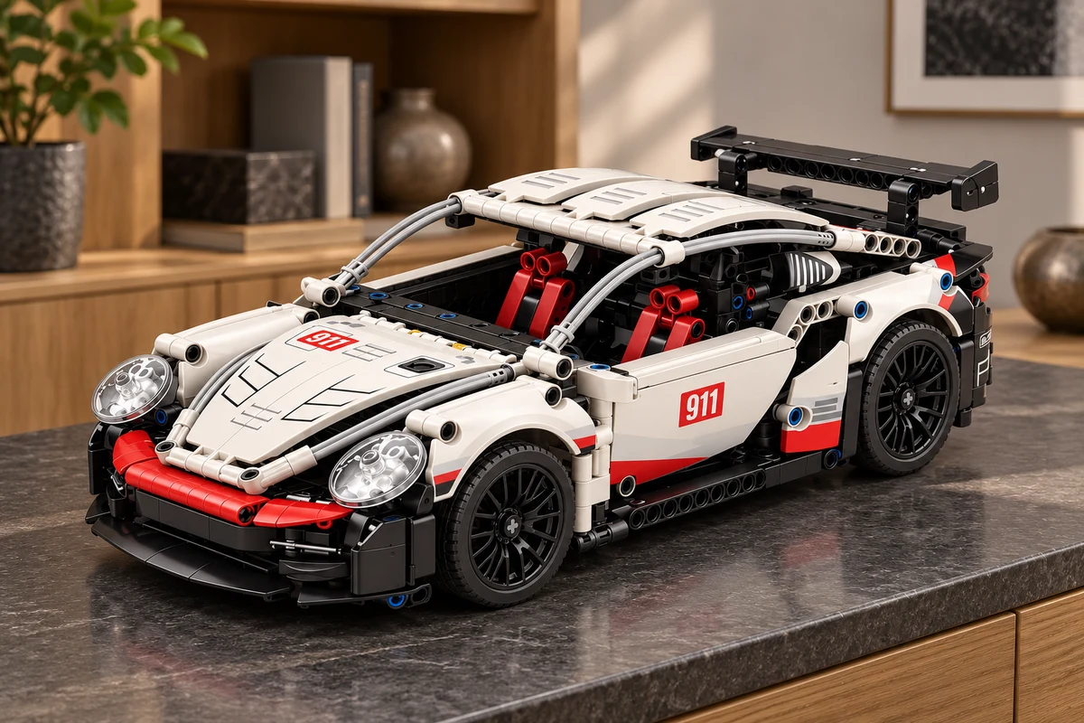 Конструктор Porsche 911 RSR — интерьерная визуализация