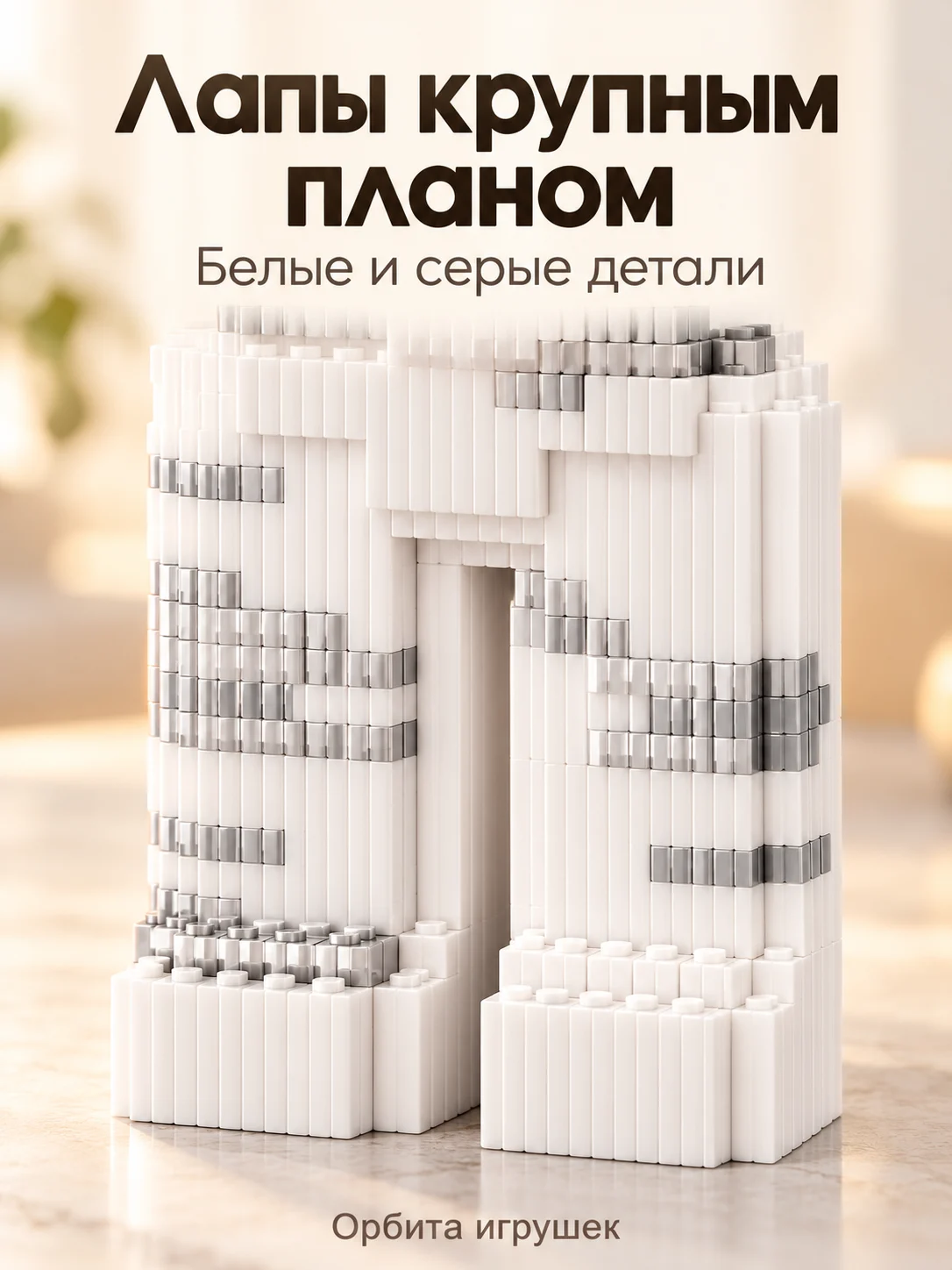 Конструктор «Медведь с розой» — изображение модели